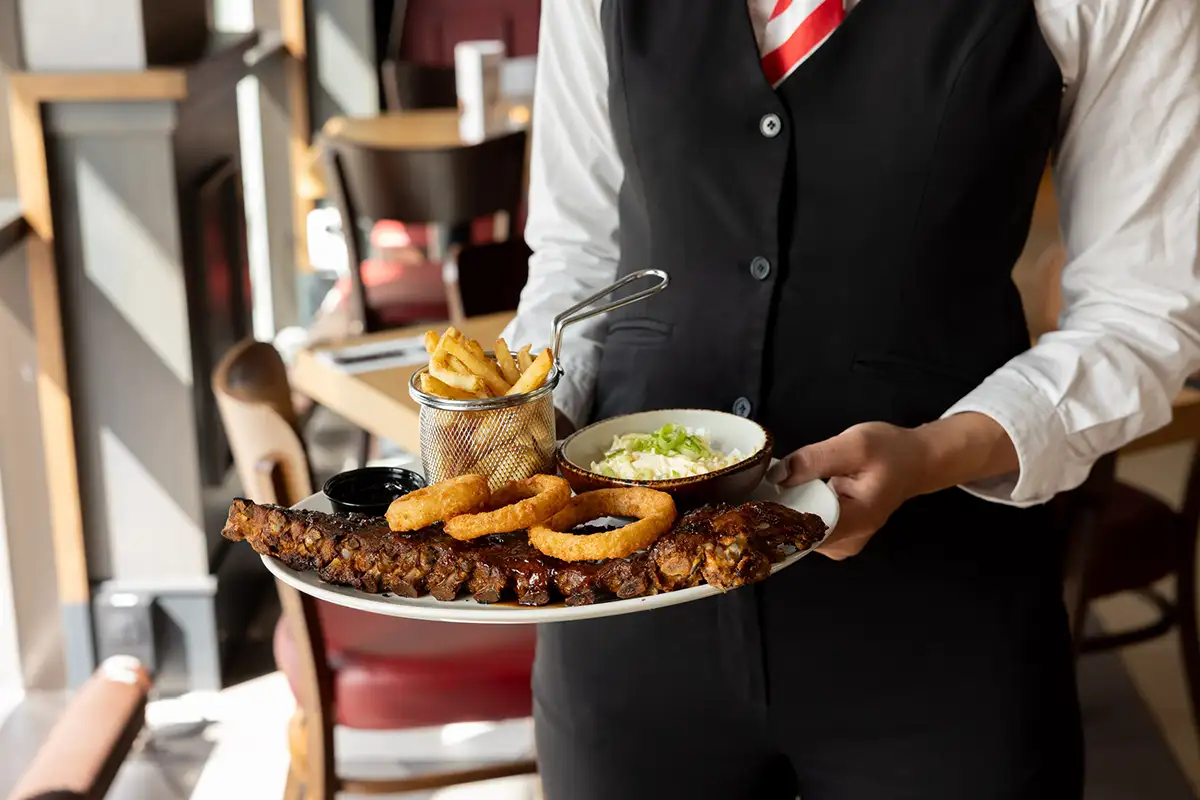 Sparerib løkring onion ring TGI Fridays Norge Oslo City